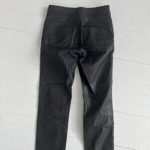 Salsa Jeans Faux Leather Pants Black Size 28